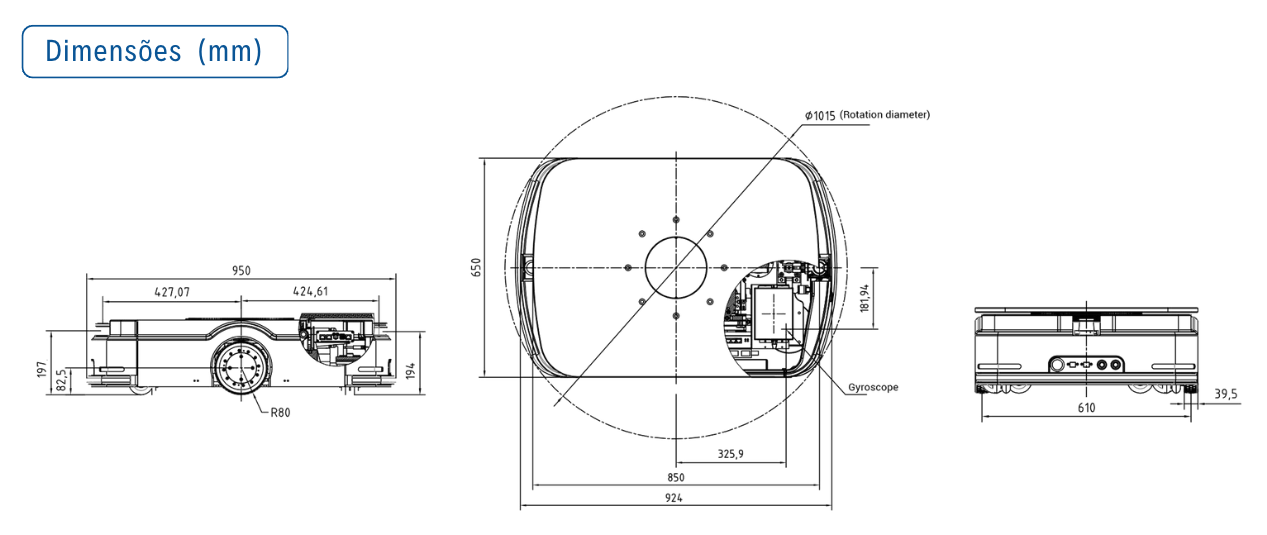 dimensoes - amr robotic - dts-sw600